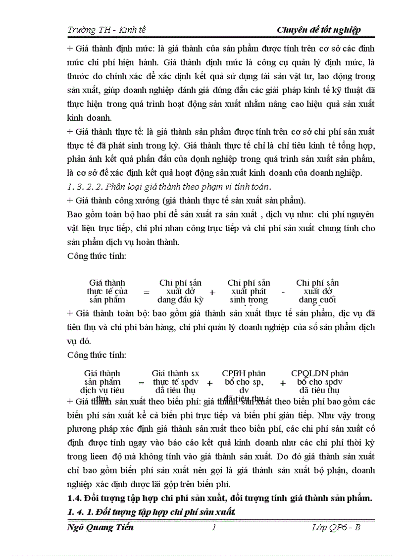 image for page Tổ chức công tác kế toán tập hợp chi phí sản xuất và tính giá thành sản phẩm 1