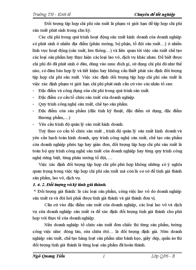 image for page Tổ chức công tác kế toán tập hợp chi phí sản xuất và tính giá thành sản phẩm 1