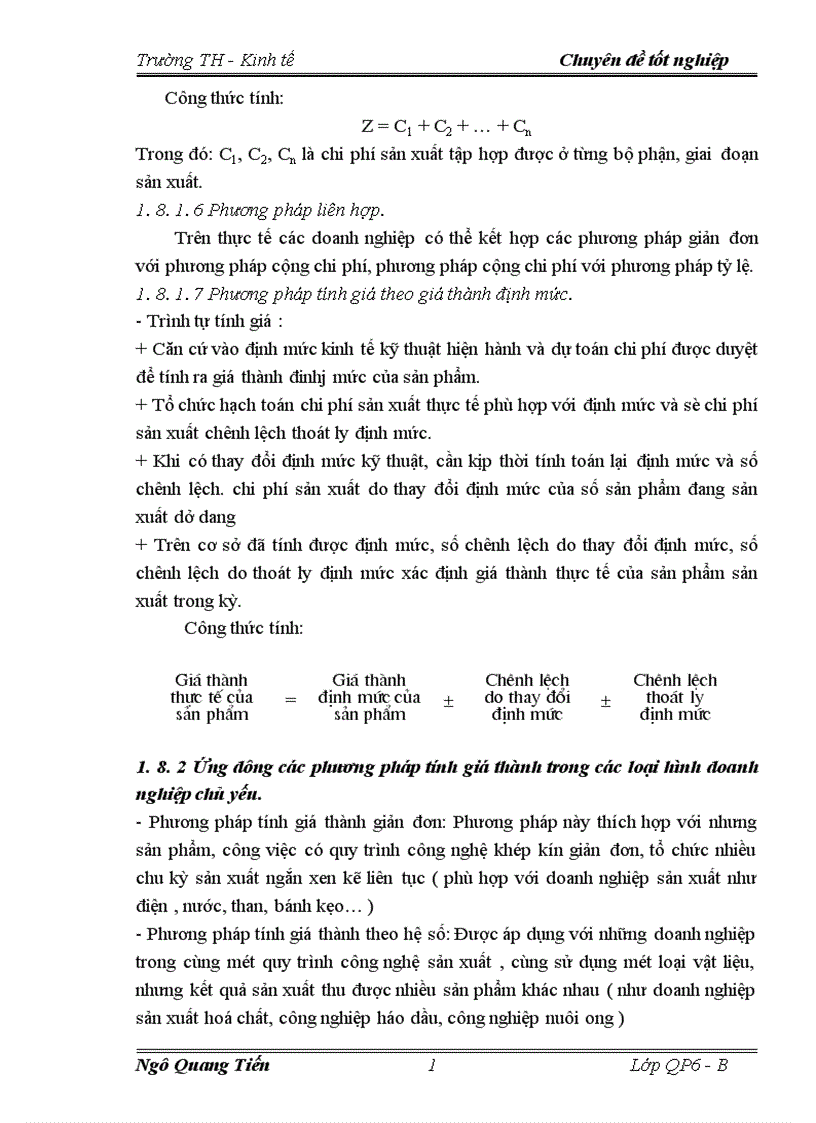 image for page Tổ chức công tác kế toán tập hợp chi phí sản xuất và tính giá thành sản phẩm 1