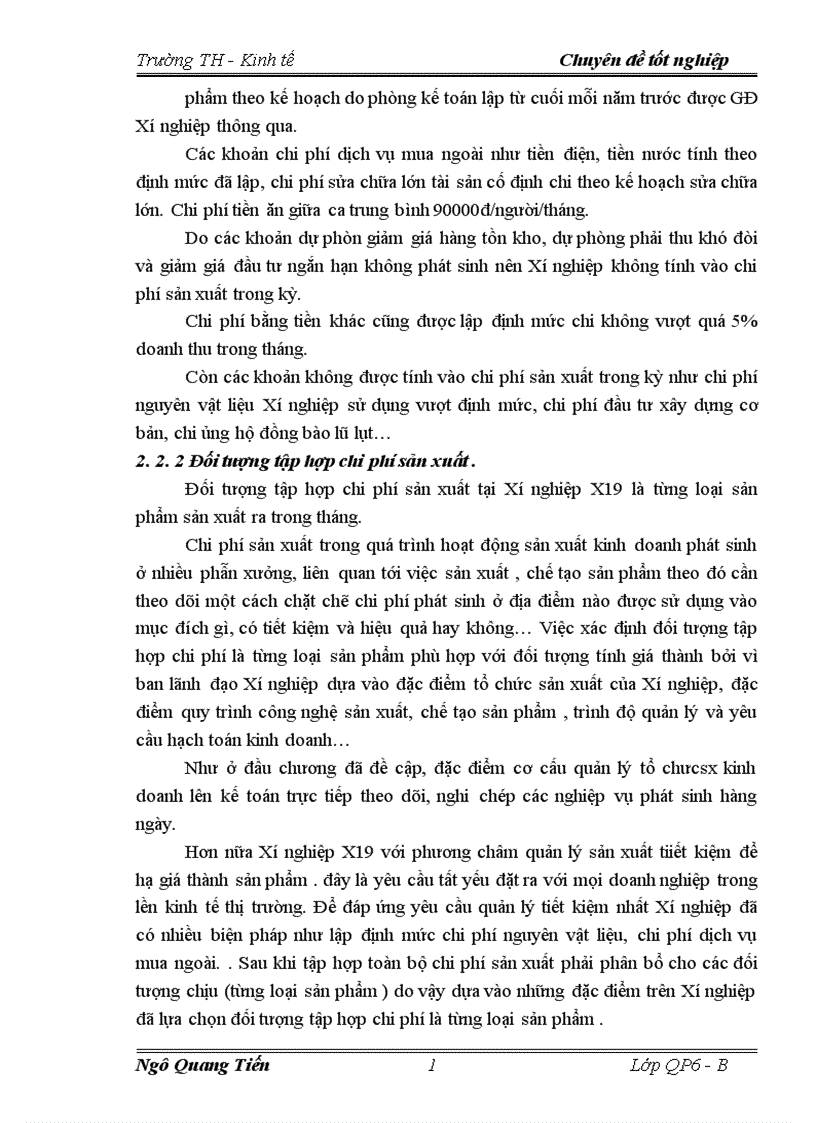image for page Tổ chức công tác kế toán tập hợp chi phí sản xuất và tính giá thành sản phẩm 1