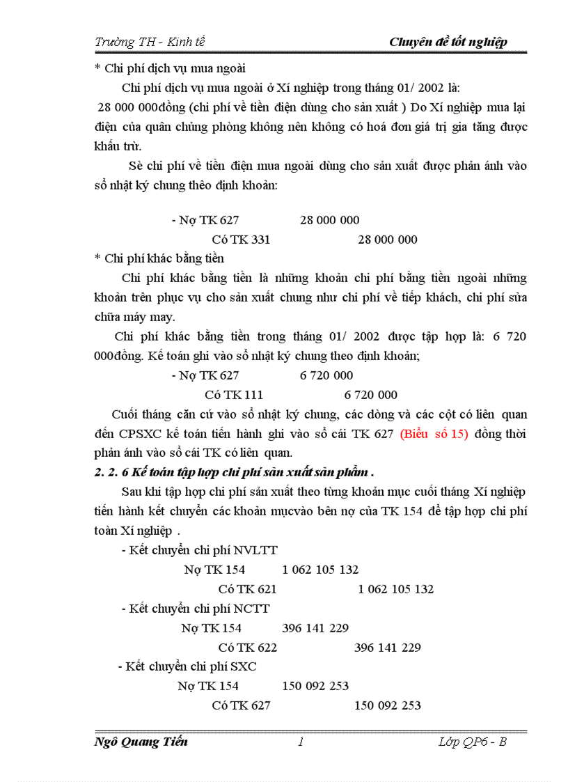 image for page Tổ chức công tác kế toán tập hợp chi phí sản xuất và tính giá thành sản phẩm 1