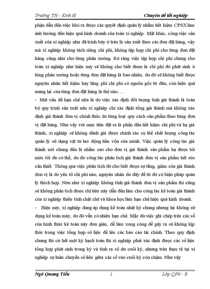 image for page Tổ chức công tác kế toán tập hợp chi phí sản xuất và tính giá thành sản phẩm 1