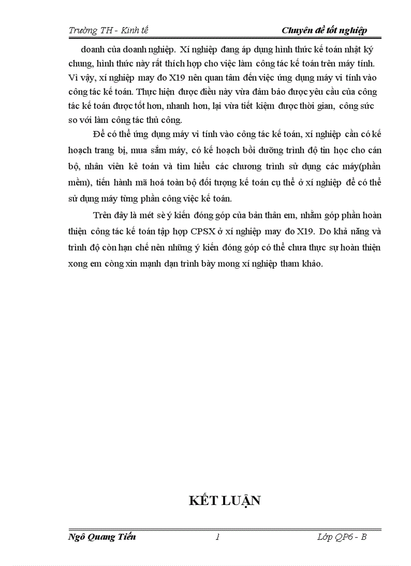 image for page Tổ chức công tác kế toán tập hợp chi phí sản xuất và tính giá thành sản phẩm 1