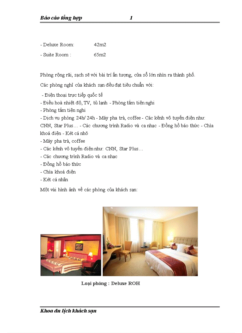 image for page Báo cáo thực tập tổng hợp về khách sạn Fortuna