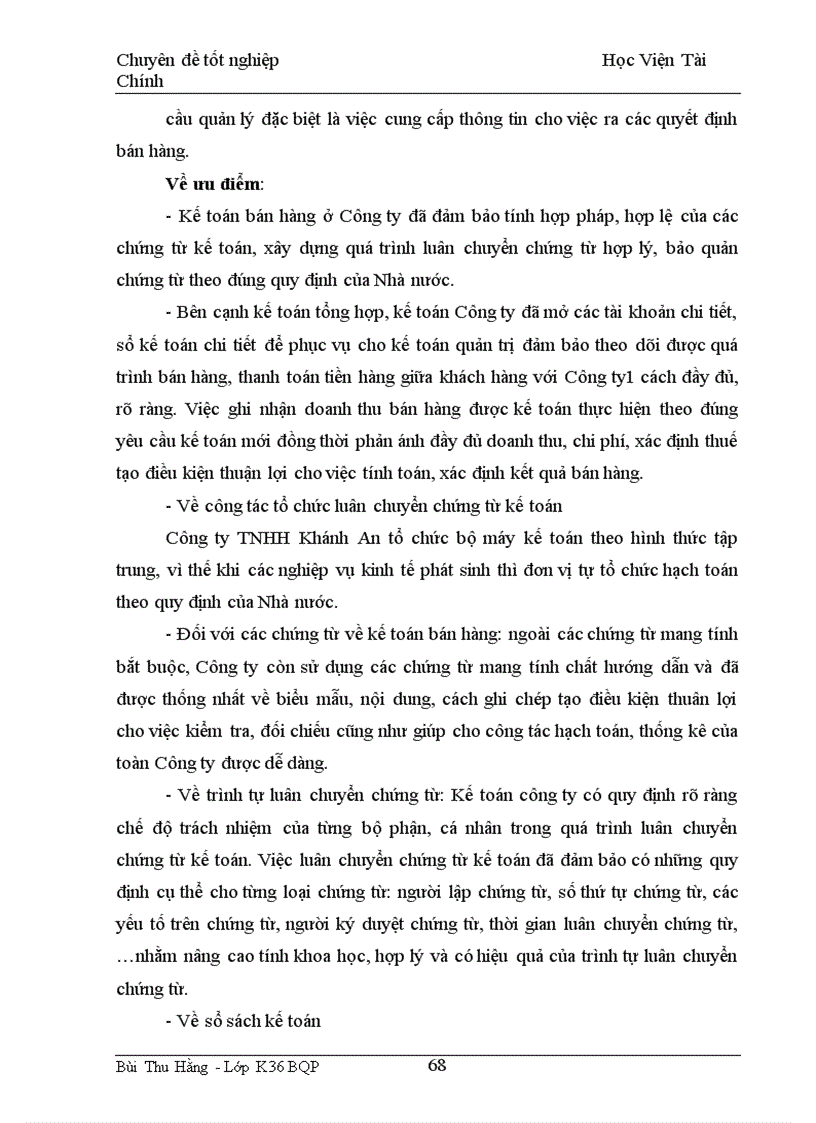 image for page Kế toán bán hàng và xác định kết quả bán hàng tại Công ty TNHH Khánh An 1