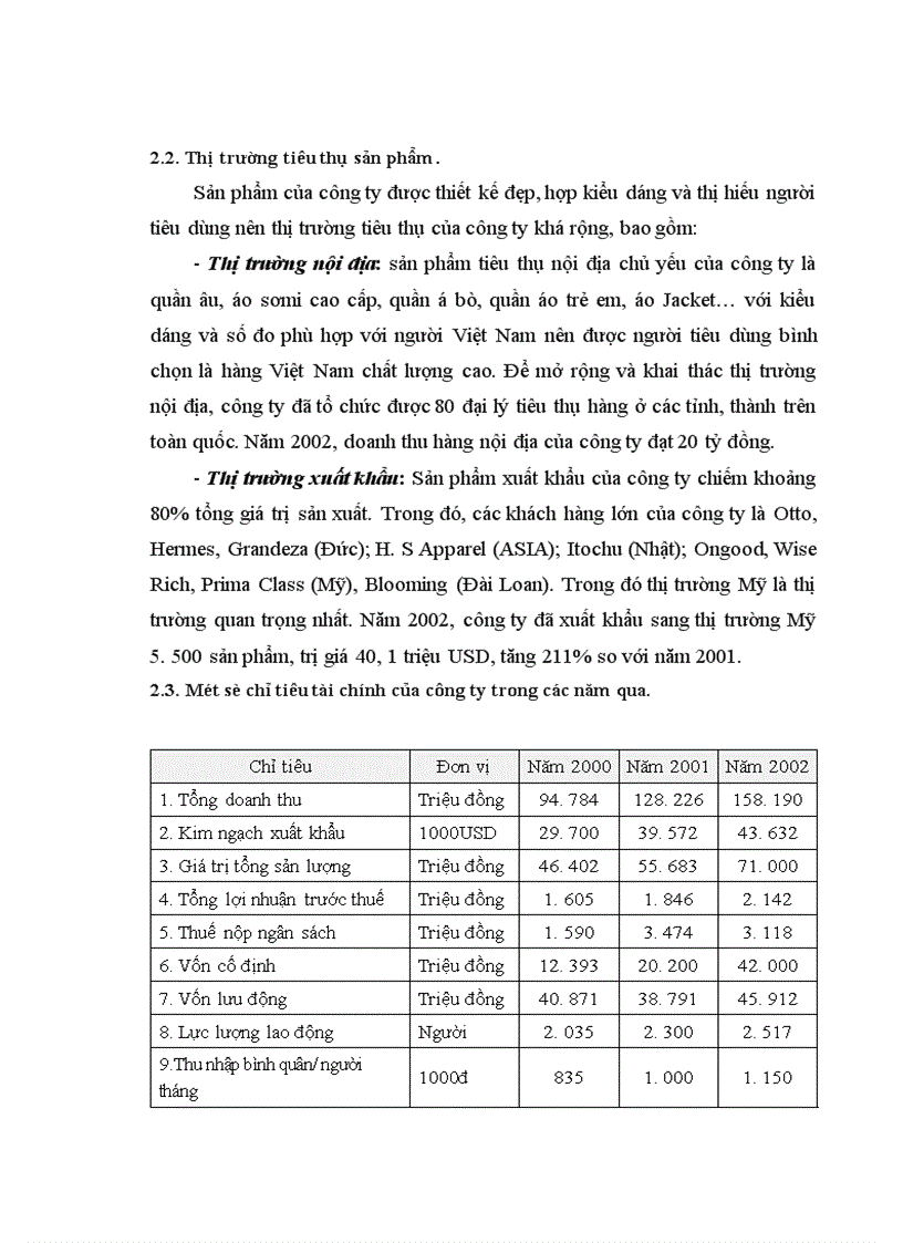image for page Tổ chức hạch toán thành phẩm tiêu thụ thành phẩm và xác định kết quả tiêu thụ tại công ty may Thăng Long 1