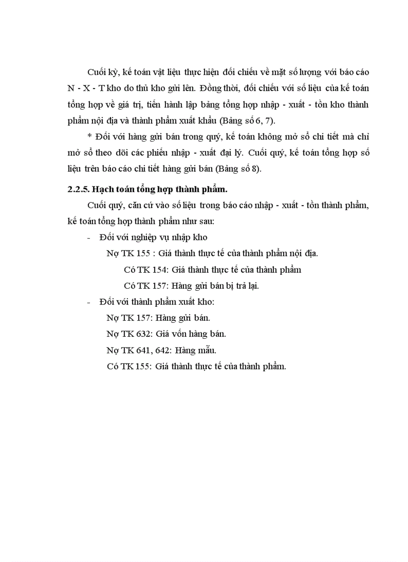 image for page Tổ chức hạch toán thành phẩm tiêu thụ thành phẩm và xác định kết quả tiêu thụ tại công ty may Thăng Long 1