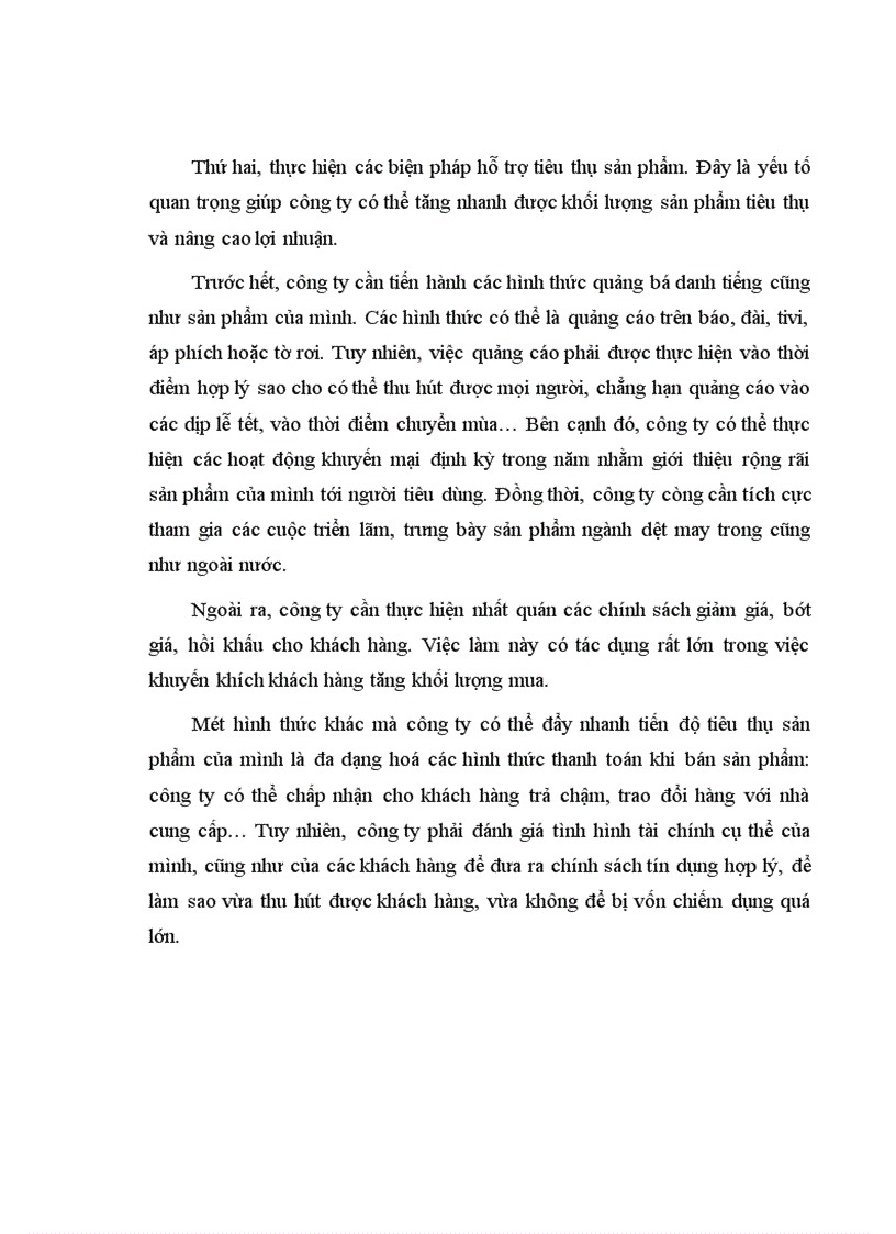 image for page Tổ chức hạch toán thành phẩm tiêu thụ thành phẩm và xác định kết quả tiêu thụ tại công ty may Thăng Long 1