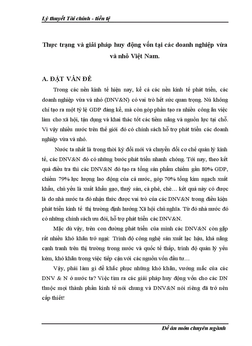 image for page Thực trạng và giải pháp huy động vốn tại các doanh nghiệp vừa và nhỏ Việt Nam 1