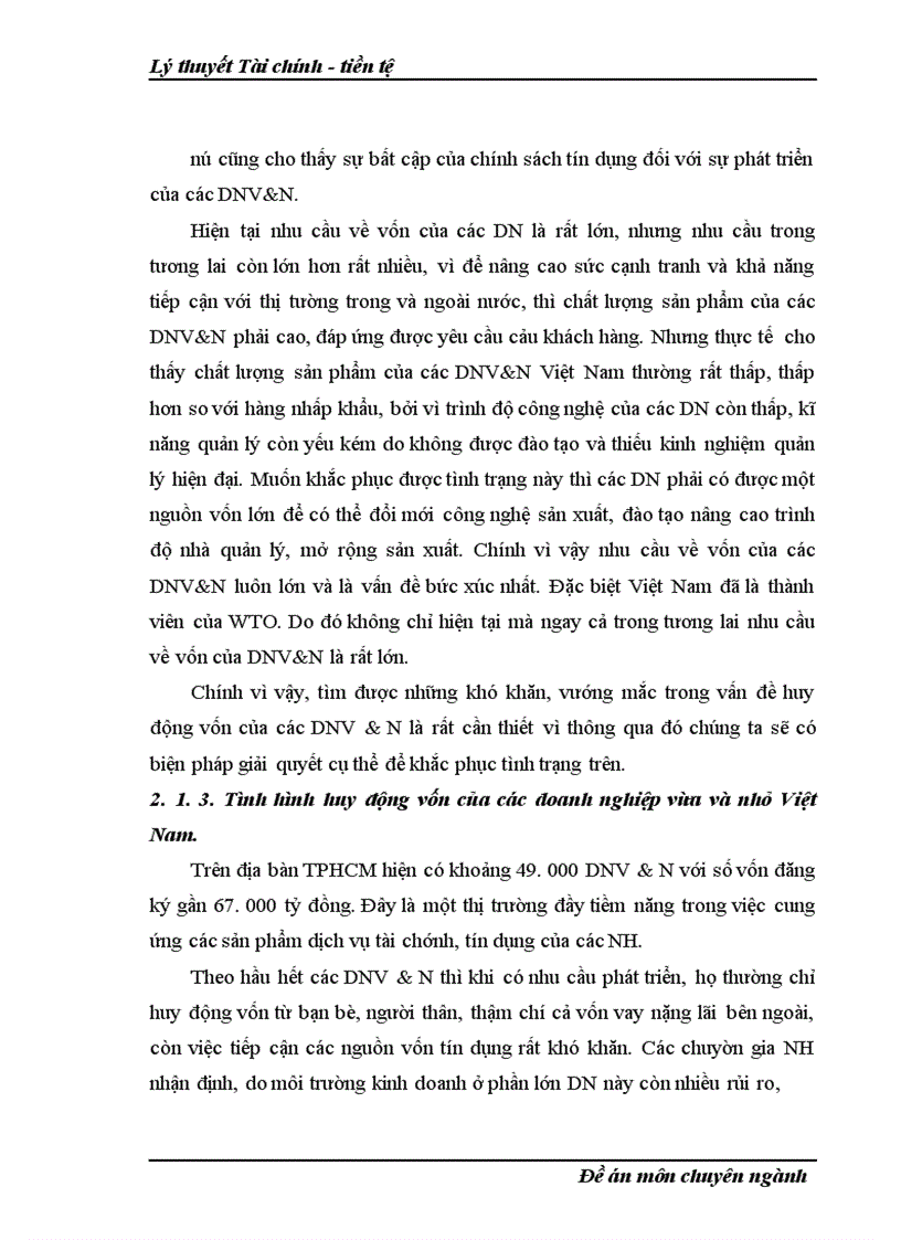 image for page Thực trạng và giải pháp huy động vốn tại các doanh nghiệp vừa và nhỏ Việt Nam 1