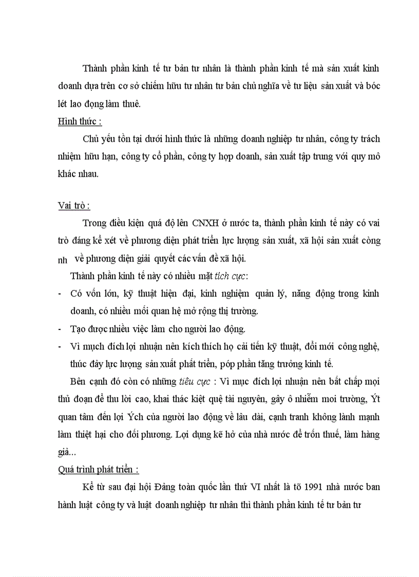 image for page Cơ cấu các thành phần kinh tế của nền kinh tế thị trường định hướng XHCN