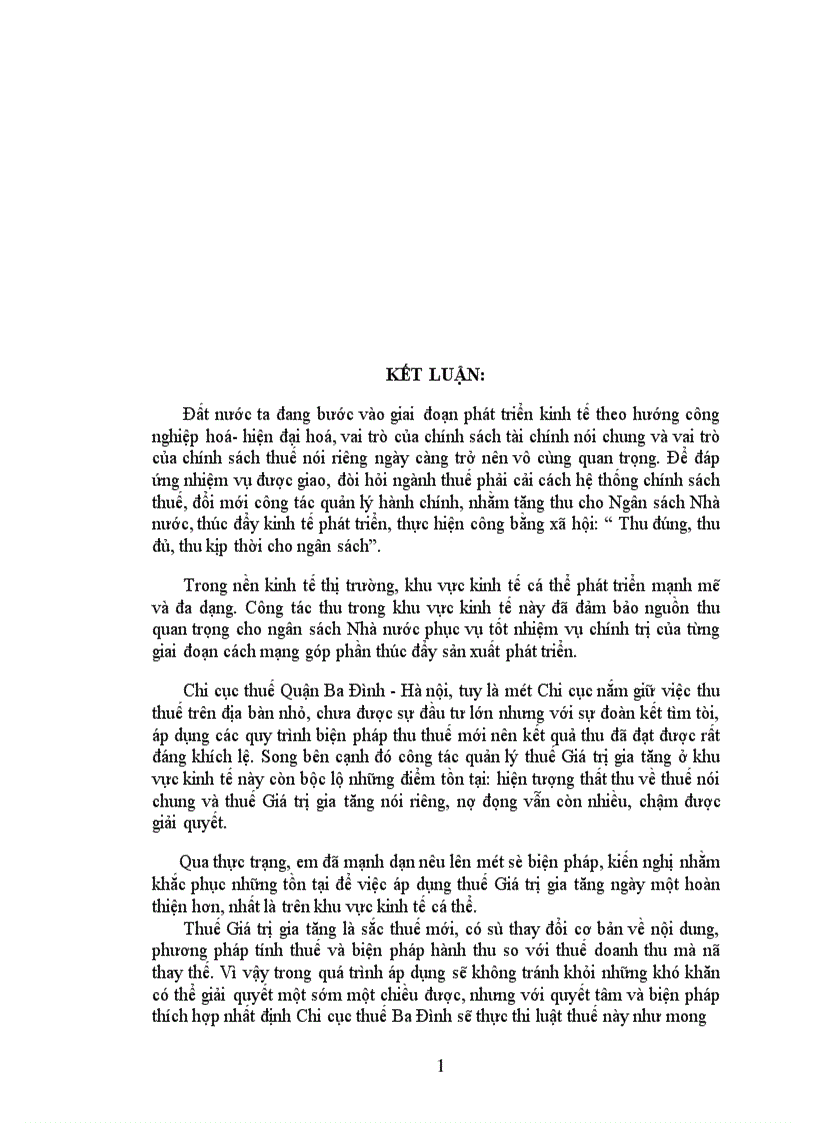 image for page Bàn về công tác quản lý thu thuế giá trị gia tăng ở khu vực kinh tế cá thể trên địa bàn Quận Ba Đình