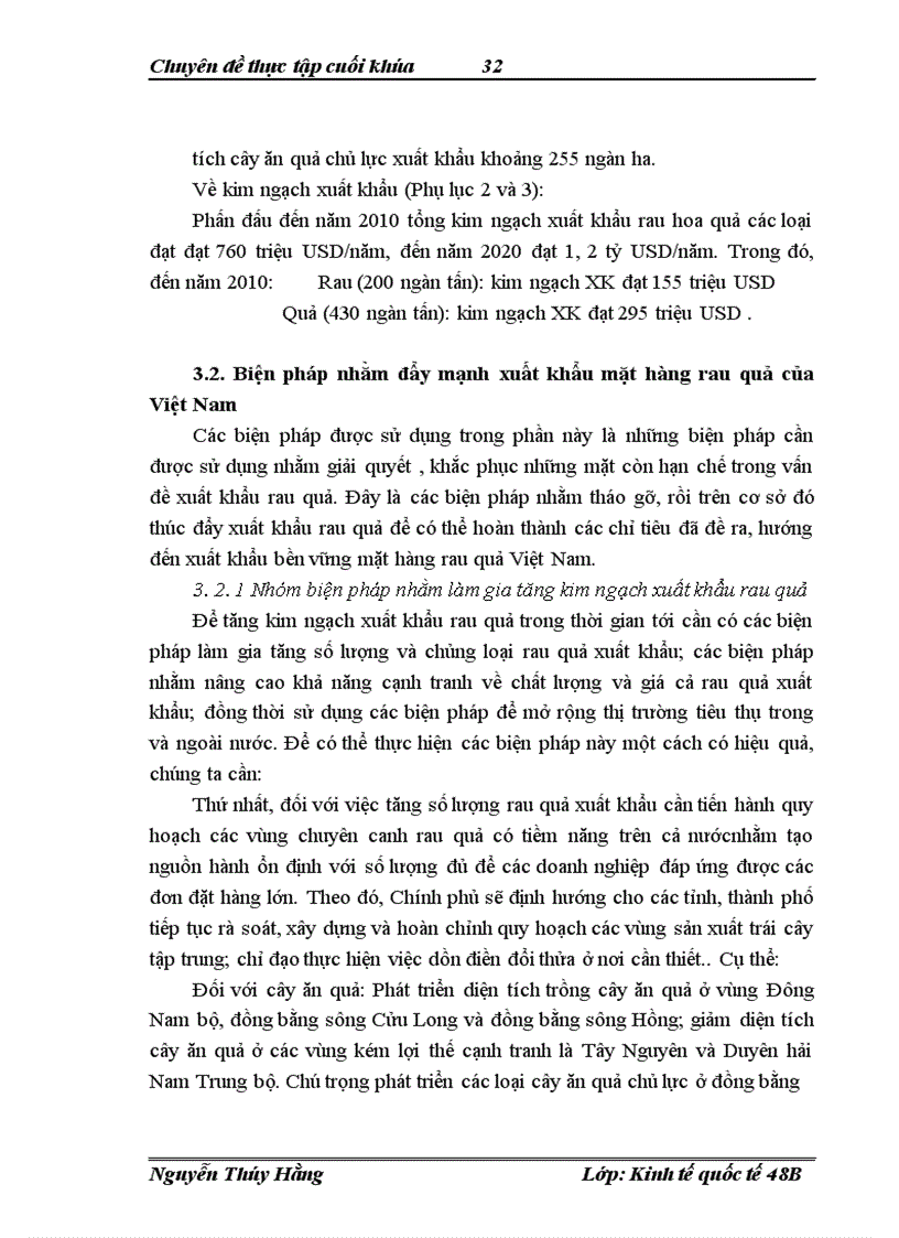 image for page Đẩy mạnh xuất khẩu mặt hàng rau quả của Việt Nam