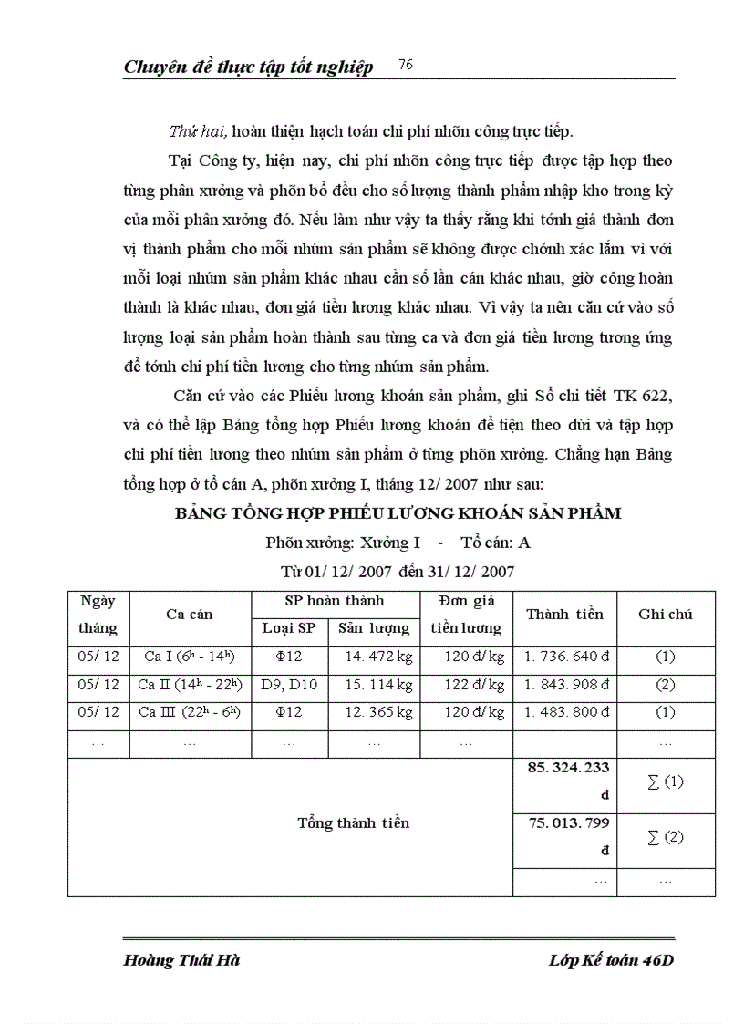 image for page Hoàn thiện kế toán chi phí sản xuất và tính giá thành sản phẩm tại Công ty TNHH Thép Việt Nga VINAFCO 1