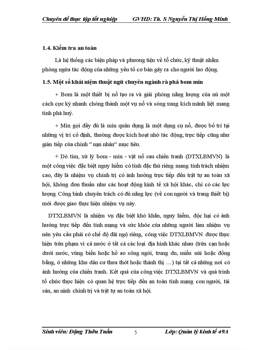 image for page Hoàn thiện quy trình quản lý an toàn lao động tại xí nghiệp 97 Tổng công ty xây dựng Trường Sơn 1