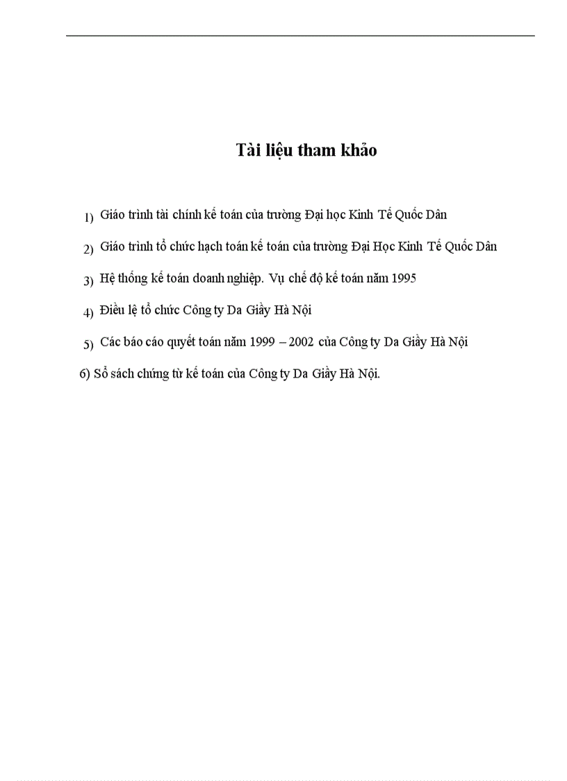 image for page Hoàn thiện công tác kế toán tiền lương và các khoản trích theo lương tại Công ty Da Giầy Hà Nội 1