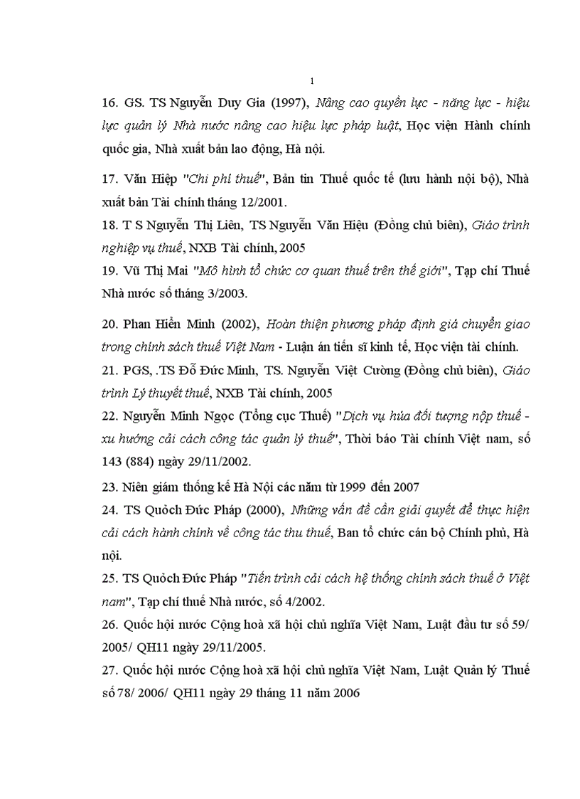 image for page Hoàn thiện cơ chế quản lý thuế đối với các doanh nghiệp có vốn đầu tư trực tiếp nước ngoài ở Việt Nam Lấy ví dụ ở Hà Nội