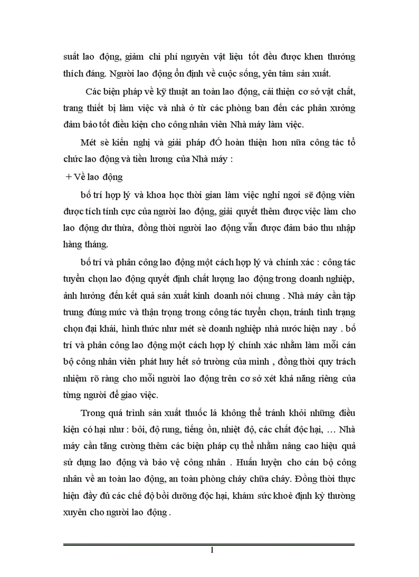 image for page Vận dụng một số phương pháp thống kê phân tích tình hình lao động và tiền lương ở Nhà máy thuốc lá Thăng Long thời kỳ