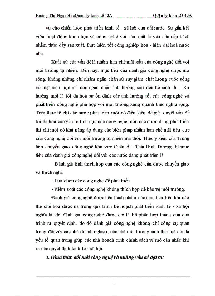 image for page Một số vấn đề về đổi mới công nghệ trong các doanh nghiệp công nghệp ở Việt Nam 1
