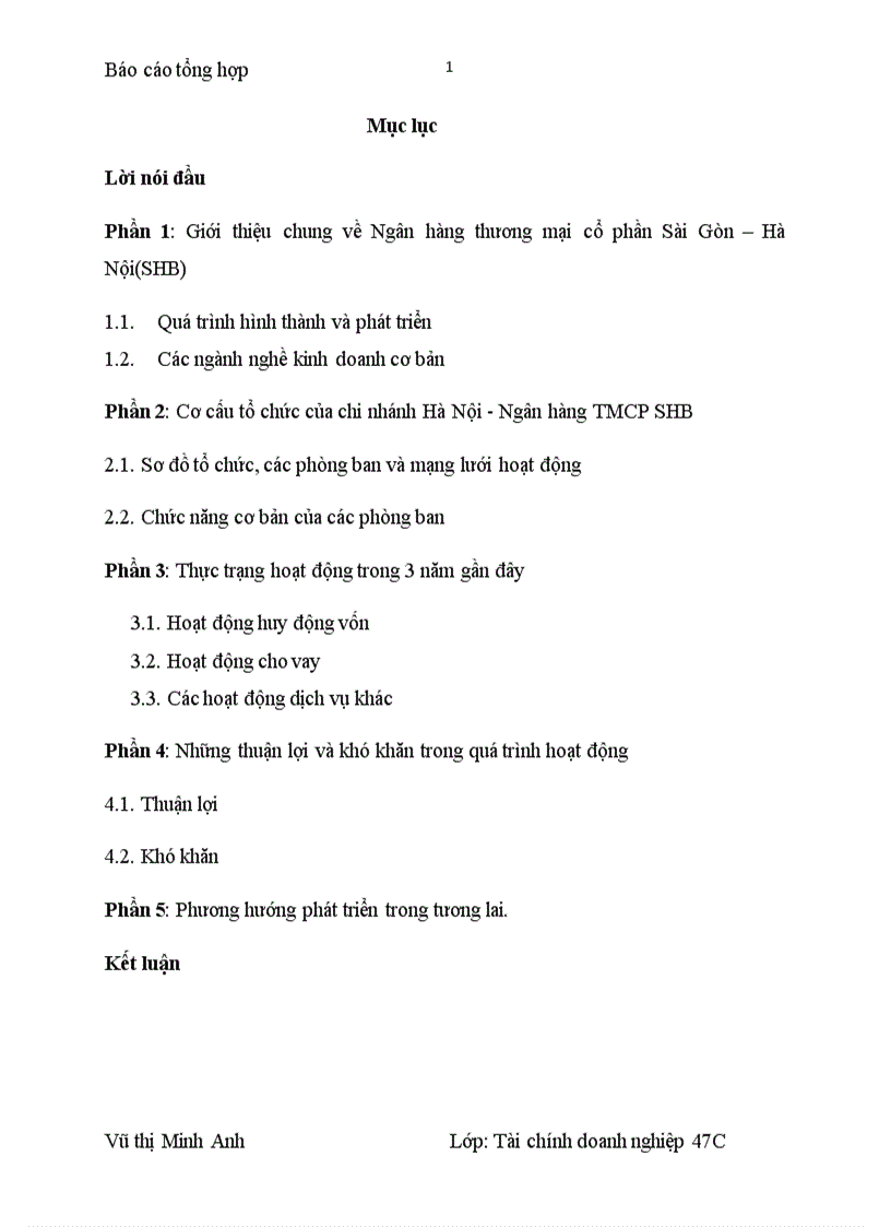 image for page Báo cáo thực tập tổng hợp của Ngân hàng thương mại cổ phần Sài Gòn Hà NộI 1