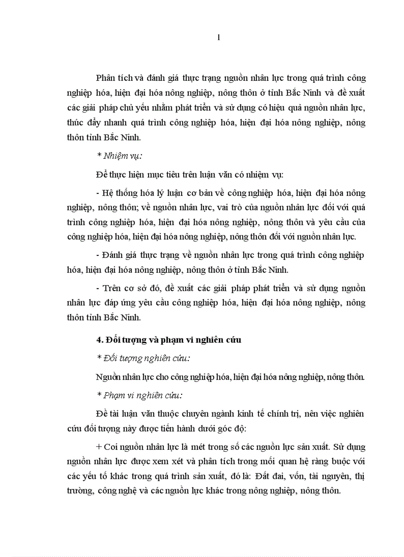 một số biện pháp cơ bản nhất để phát triển và sử dụng nguồn lao động nông nghiệp nông thôn tỉnh Bắc Ninh nhằm cải thiện và tạo mở cơ hội việc làm cho lực lượng lao động ở khu vực nông thôn trong tiến trình công nghiệp hóa hiện đại hóa nông nghiệp nông thôn ở tỉnh Bắc Ninh