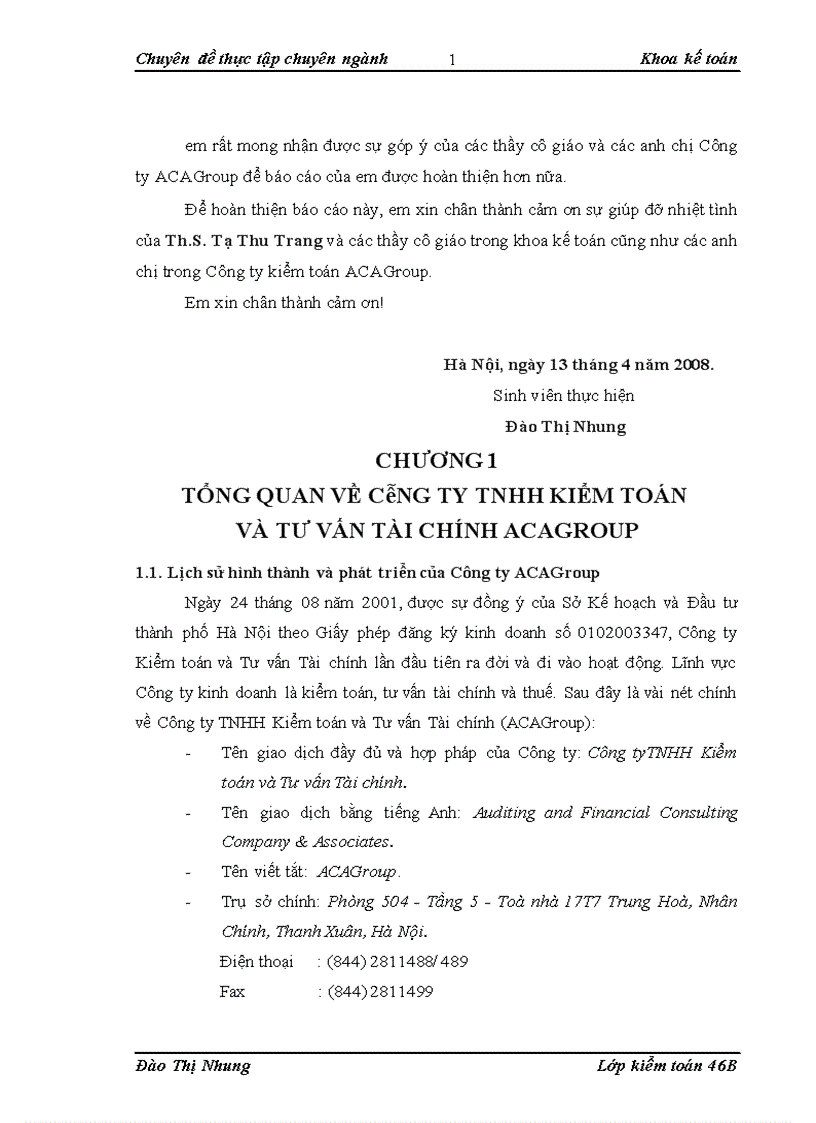 image for page Hoàn thiện kiểm toán chu trình hàng tồn kho trong kiểm toán Báo cáo Tài chính do Công ty Kiểm toán và Tư vấn Tài chính ACAGroup thực hiện 1
