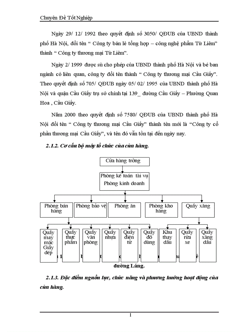 image for page Hoàn thiện nghiệp vụ Marketing mặt hàng kinh doanh tại cửa hàng thương mại 1174 đường Láng thuộc Công ty cổ phần thương mại Cầu Giấy 1