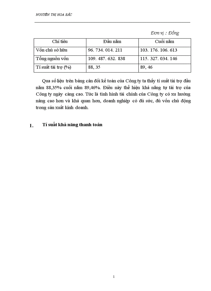 image for page Báo cáo thực tập tại Công ty Bia Việt Hà