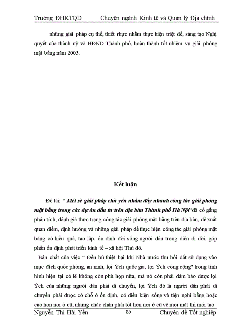 image for page Một số giải pháp chủ yếu nhằm đẩy nhanh công tác giải phóng mặt bằng trong thực hiện các dự án đầu tư trên địa bàn Thành phố Hà Nội