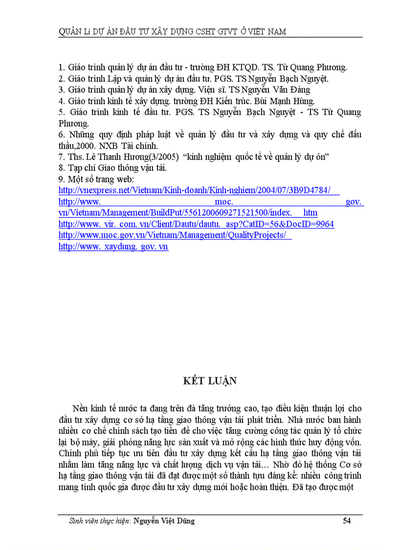 image for page Quản lý dự án đầu tư xây dựng CSHT GTVT ở Việt Nam 1