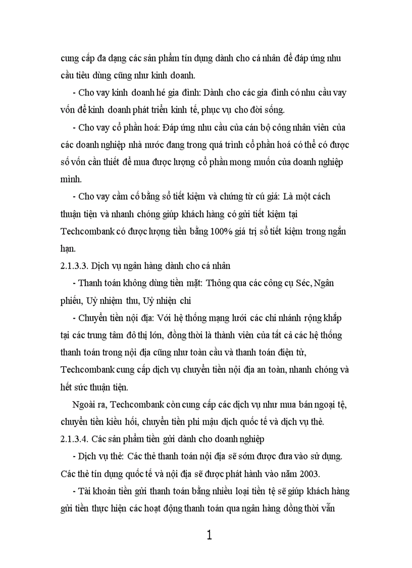 image for page Giải pháp đẩy mạnh hoạt động cho vay tiêu dùng tại hội sở Ngân hàng thương mại cổ phần Kỹ Thương Việt Nam 1