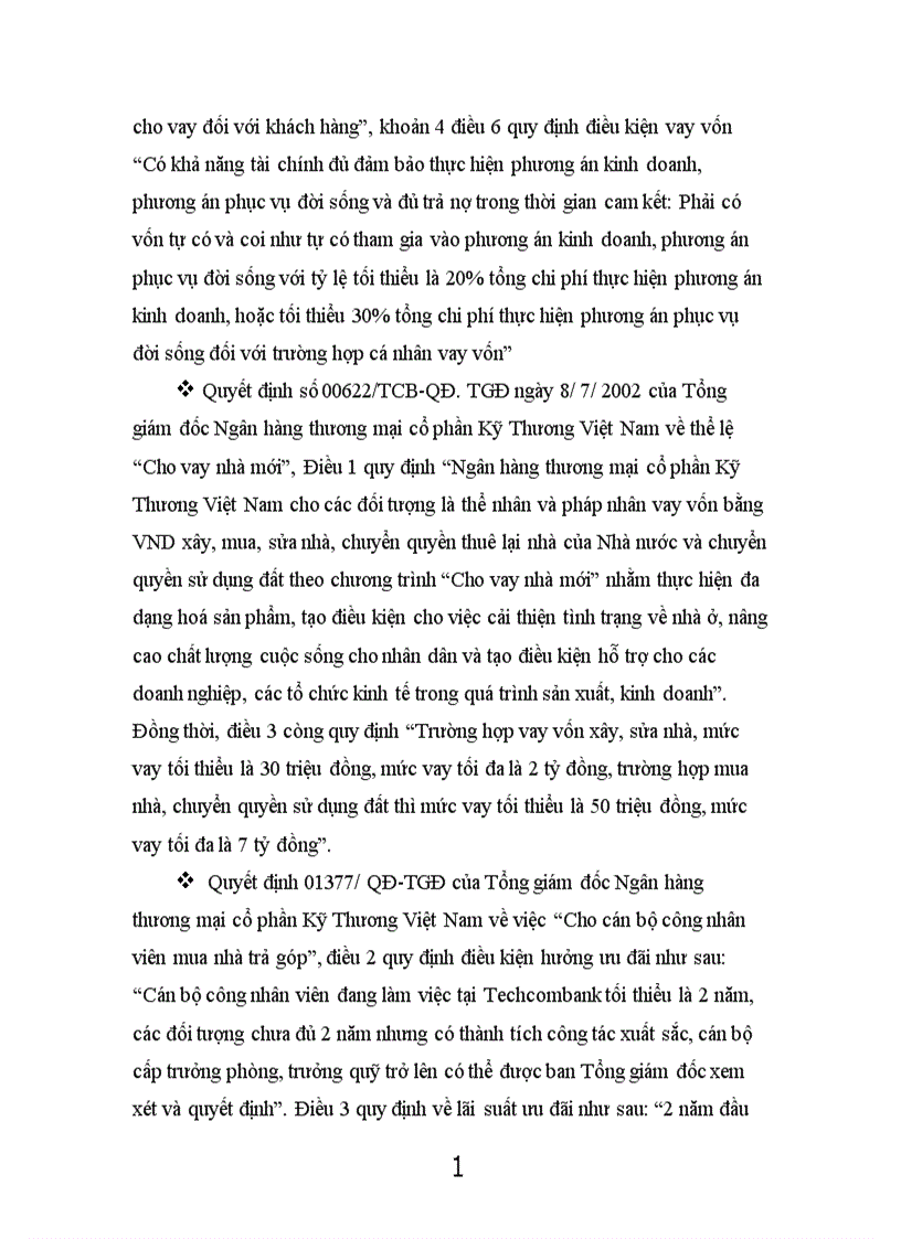 image for page Giải pháp đẩy mạnh hoạt động cho vay tiêu dùng tại hội sở Ngân hàng thương mại cổ phần Kỹ Thương Việt Nam 1