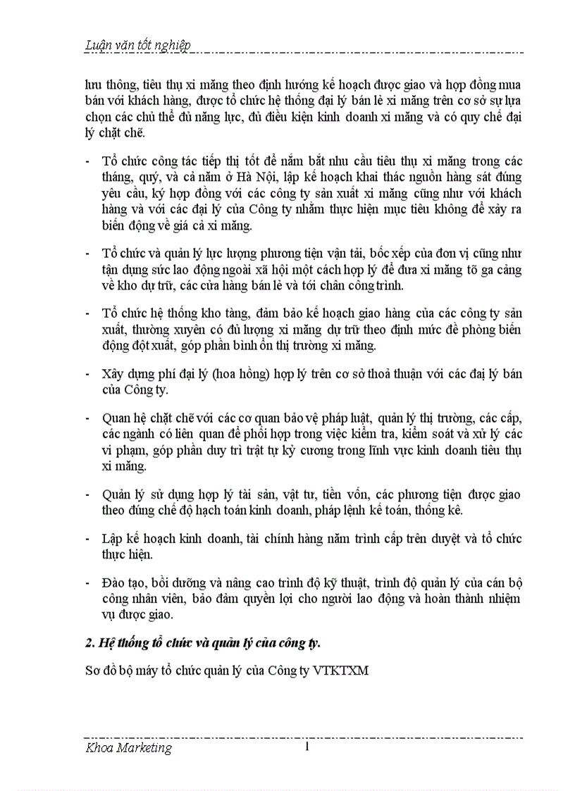 image for page Đẩy mạnh bán hàng cá nhân trong hoạt động tiêu thụ ở Công ty VTKTXM 1