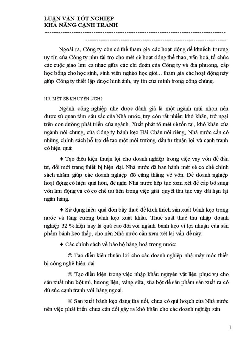 image for page Đầu tư nâng cao khả năng cạnh tranh của công ty bánh kẹo Hải Châu 1