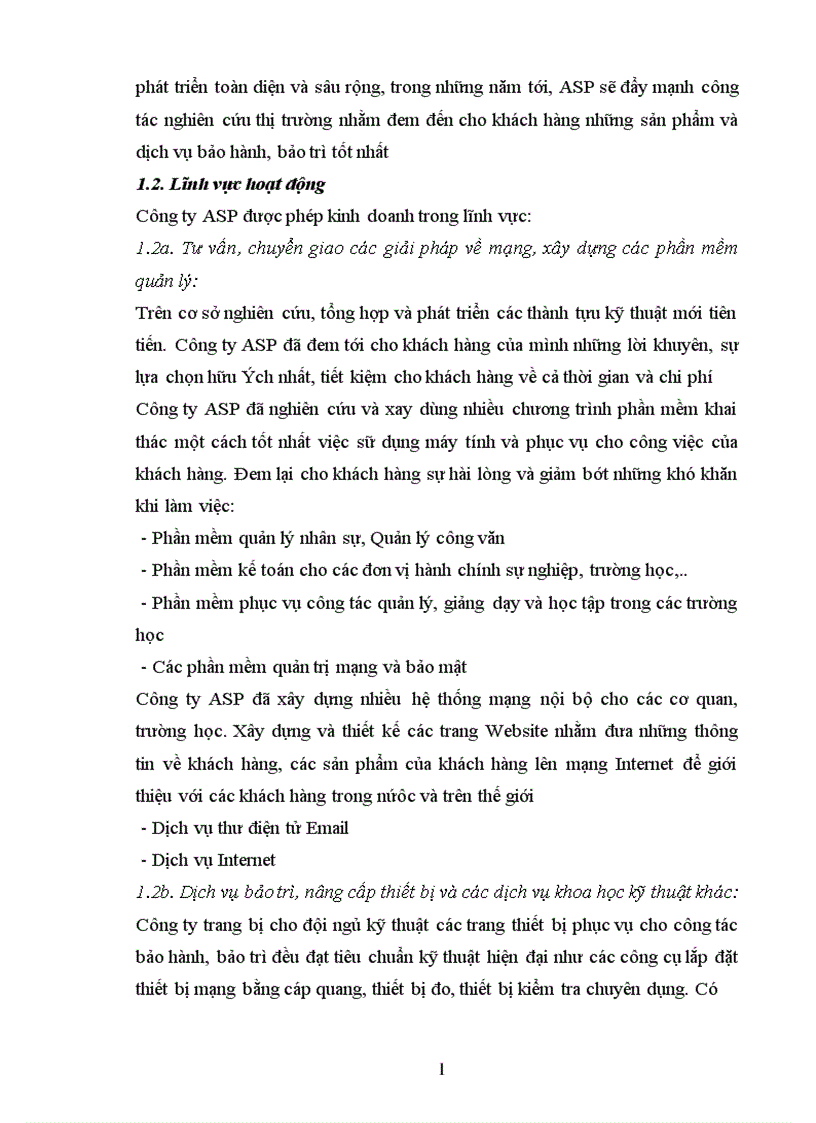 image for page Thực trạng hoạt động BHTT của ASP