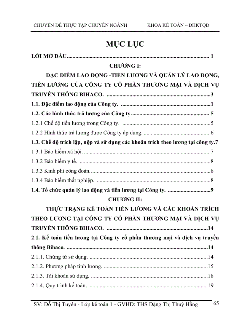image for page Hoàn thiện Kế toán tiền lương và các khoản trích theo lương tại Công ty Cổ phần thương mại và dịch vụ truyền thông Bihaco 1
