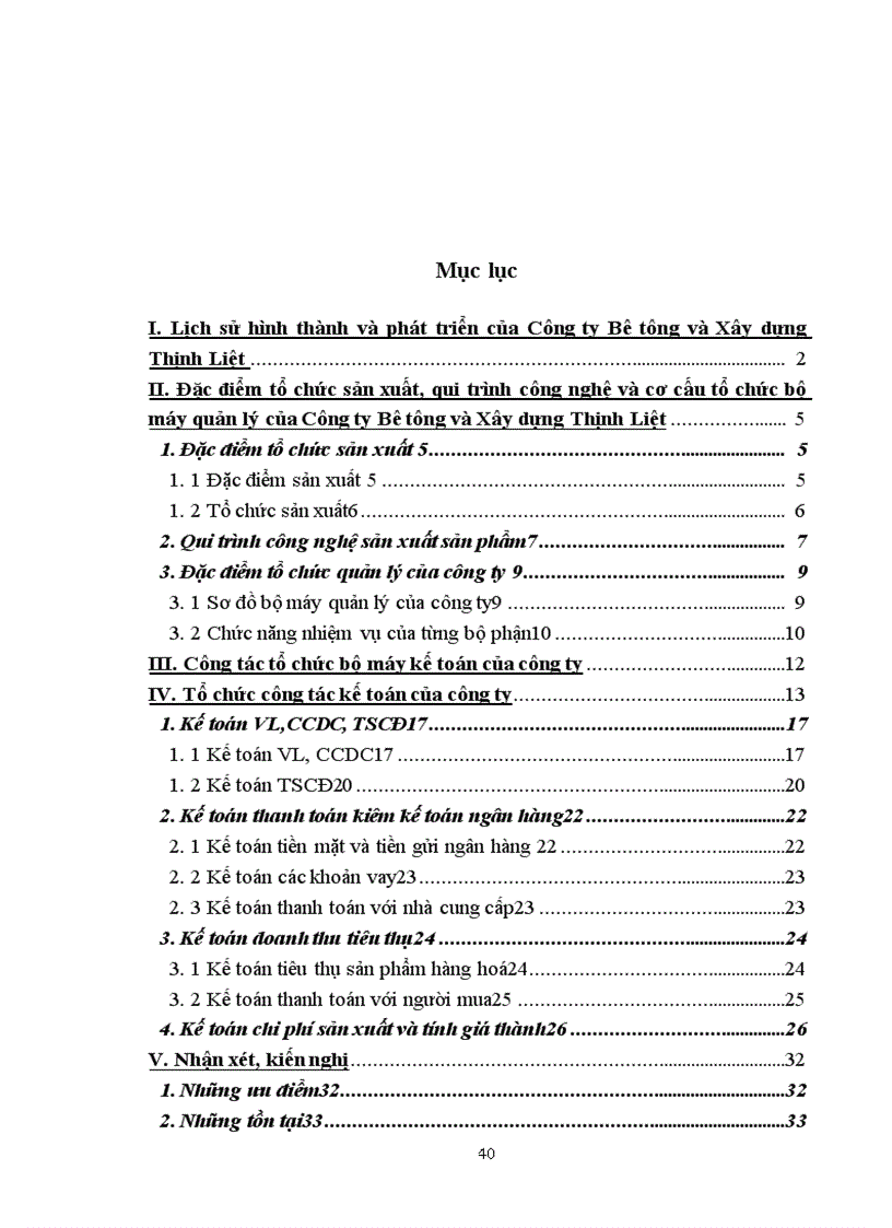 image for page Báo cáo thực tập tổng hợp của công ty bê tông và xây dựng thịnh liệt