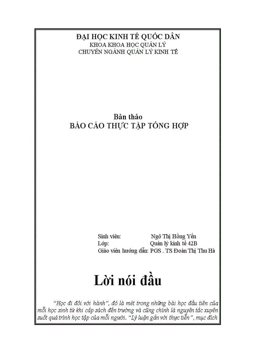 image for page Báo cáo thực tập tổng hợp của Công ty cổ phần ô tô vận tải Hà Tây 1
