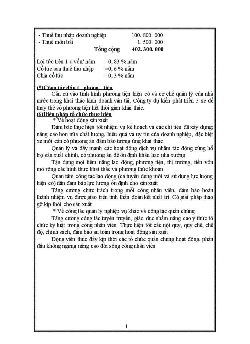 image for page Báo cáo thực tập tổng hợp của Công ty cổ phần ô tô vận tải Hà Tây 1