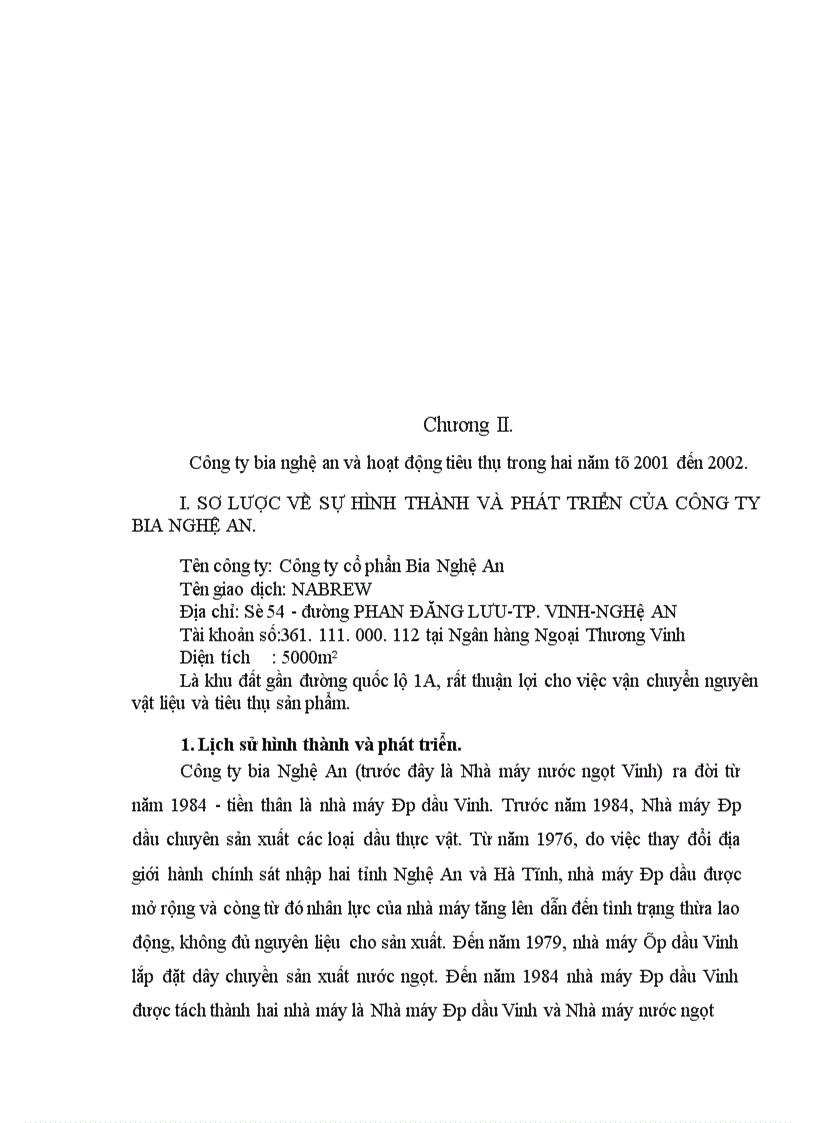 image for page Một số biện pháp thúc đẩy tiêu thụ sản phẩm bia tại Công ty cổ phần Bia Nghệ An 1