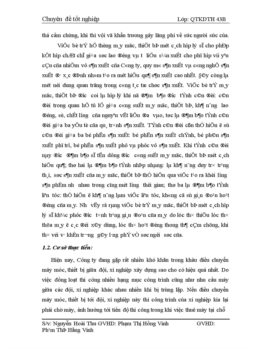 image for page Một số giaỉ pháp nhằm nâng cao công tác quản lý và sử dụng máy móc thiết bị tại Công ty Xây Dựng Công Trình Giao Thông 810