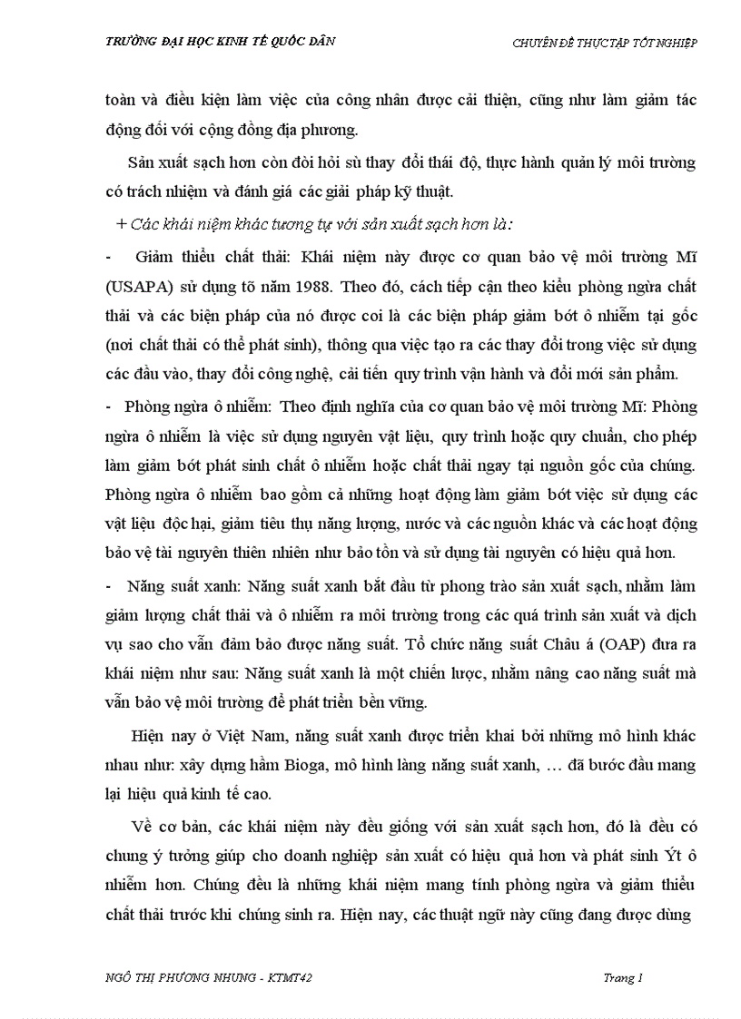 image for page Nghiên cứu áp dụng mô hình sản xuất sạch hơn cho việc giảm thiểu chất thải tại phân xưởng Nhuộm công ty Dệt 8 3