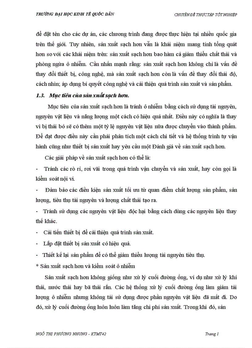 image for page Nghiên cứu áp dụng mô hình sản xuất sạch hơn cho việc giảm thiểu chất thải tại phân xưởng Nhuộm công ty Dệt 8 3