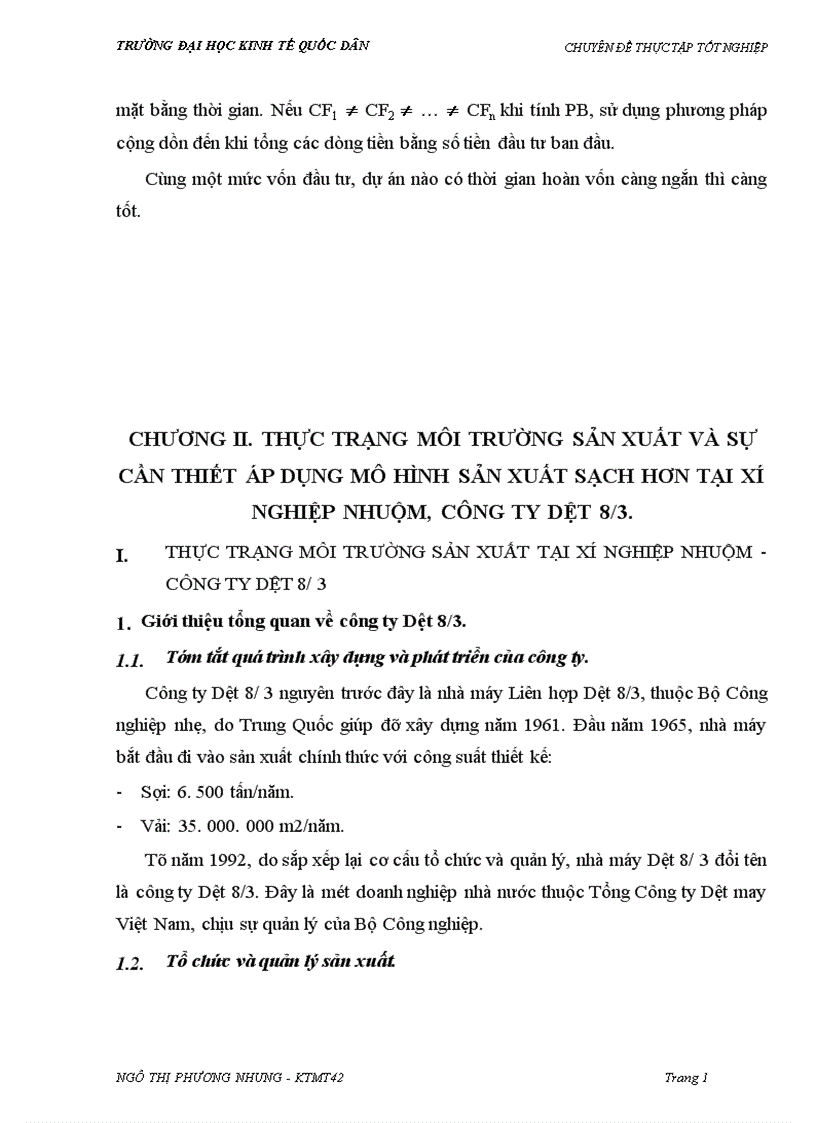 image for page Nghiên cứu áp dụng mô hình sản xuất sạch hơn cho việc giảm thiểu chất thải tại phân xưởng Nhuộm công ty Dệt 8 3