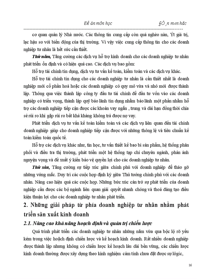 image for page Giải pháp hỗ trợ cho các doanh nghiệp tư nhân ở Việt Nam hiện nay 1