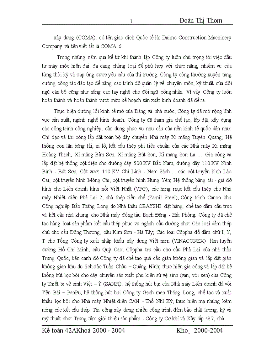 image for page Đánh giá khái quát tổ chức hạch toán kế toán tại Công ty cơ khí xây dựng Đại Mỗ 1