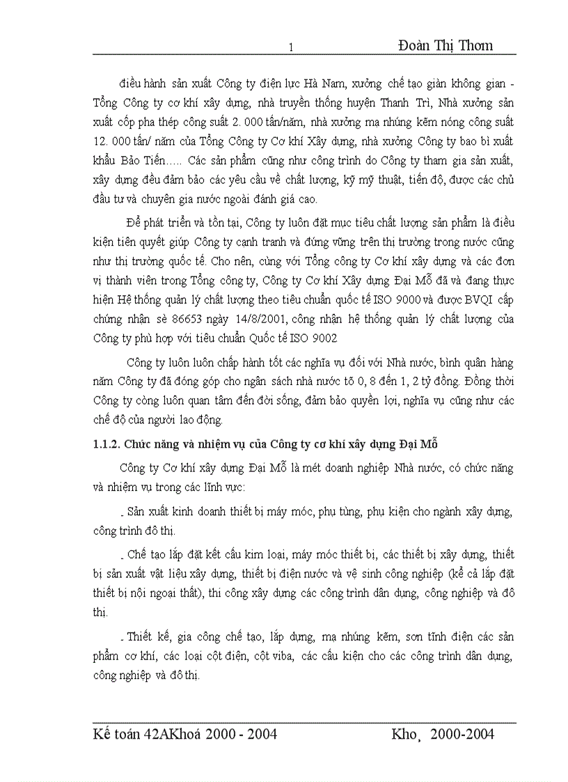 image for page Đánh giá khái quát tổ chức hạch toán kế toán tại Công ty cơ khí xây dựng Đại Mỗ 1