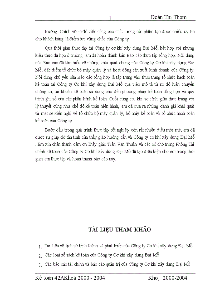 image for page Đánh giá khái quát tổ chức hạch toán kế toán tại Công ty cơ khí xây dựng Đại Mỗ 1
