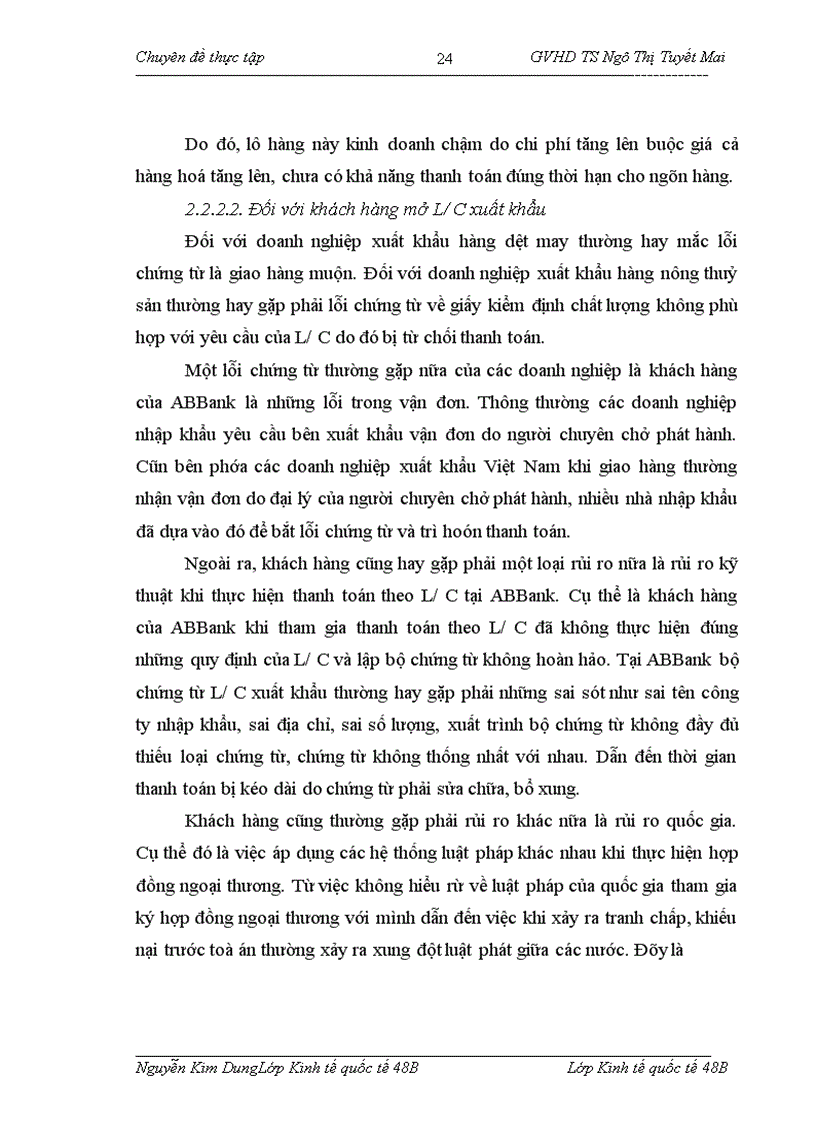 image for page Giải pháp phòng ngừa và hạn chế rủi ro trong thanh toán quốc tế tín dụng theo phương thức tín dụng chứng từ tại Ngân hàng TMCP An Bình