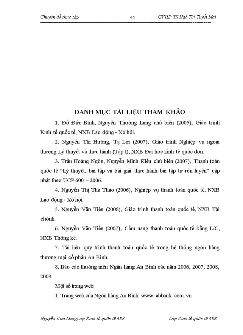 image for page Giải pháp phòng ngừa và hạn chế rủi ro trong thanh toán quốc tế tín dụng theo phương thức tín dụng chứng từ tại Ngân hàng TMCP An Bình
